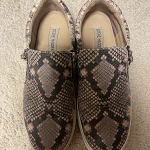 Steve Madden snakeskin sneaker